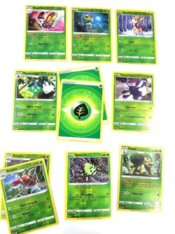 POKEMON TCG - Grass Type - Mixed Lot of 126 Pokemon Trading Cards - Image 5