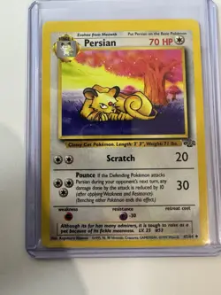 PERSIAN 42/64 JUNGLE SET POKEMON CARD 1999 1ST EDITION RARE UNPLAYED NICE - Image 1