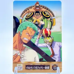 One Piece card Sanji Zoro Straw Hat Crew Anime Japan Game TCG Bandai F/S 2004 - Image 1