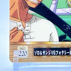 One Piece card Sanji Zoro Straw Hat Crew Anime Japan Game TCG Bandai F/S 2004 - Image 5