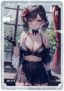 ?CHIORI - Goddess Story Anime Waifu Card - HEART LANGUAGE FANTASY REALM UR-018 - Image 1