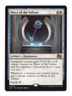 Mace of the Valiant R 221 Regular Foundations Jumpstart MTG Card NM - Image 1