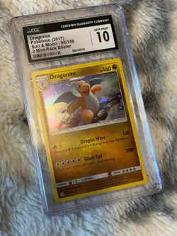 Pokemon Card TCG - Dragonite 96/149 Cosmos Holo Promo Sun & Moon CGC Pristine 10 - Image 1