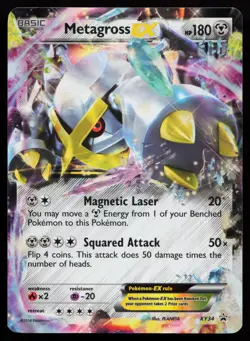 Metagross EX (Shiny) XY34 Promo XY Promos Pokemon Card - Image 1