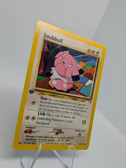 Snubbull 74/111 - Common 1st Edition - Neo Genesis - Pokemon TCG Card - LP - Image 2