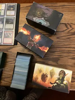 Magic The Gathering Card Album Cards Sleeves And Deck Box Lot 600 Cards! - Image 5