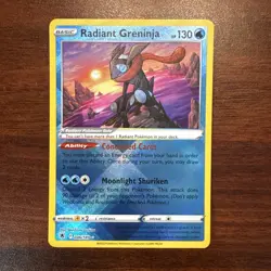 Pokemon Card Radiant Greninja 046/189 Astral Radiance Near Mint - Image 1