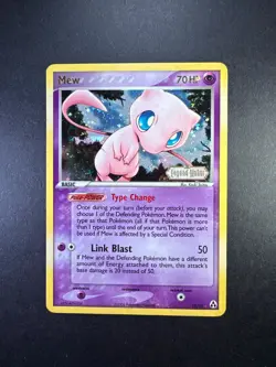 Mew 10/92 EX Legend Maker 2006 Holo gold Rare Pokemon Card TCG stamped. - Image 1