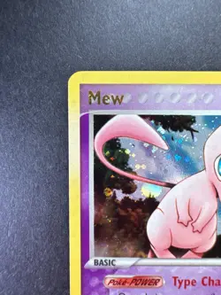 Mew 10/92 EX Legend Maker 2006 Holo gold Rare Pokemon Card TCG stamped. - Image 2