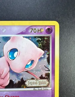 Mew 10/92 EX Legend Maker 2006 Holo gold Rare Pokemon Card TCG stamped. - Image 3