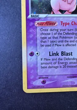 Mew 10/92 EX Legend Maker 2006 Holo gold Rare Pokemon Card TCG stamped. - Image 4