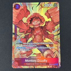 Monkey D Luffy OP01-024 Alt Art PRB-01 Premium The Best One Piece Card English - Image 1