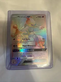 Mewtwo GX 76/73 Shining Legends HP Secret Rare Card - Image 3