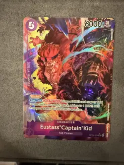 Eustass “ Captain “ Kid OP05-074 SR Alt Art AA English One Piece TCG Card Game - Image 1