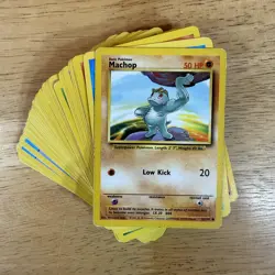 Vintage Pokemon Base Set Lot 41 Cards WOTC 1999 Commons Trainers Energy Non Holo - Image 1