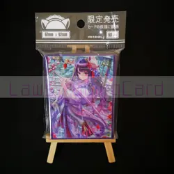 Genshin Impact - Raiden Shogun Card Sleeves 67mmX92mm 60ct Standard Size - Image 1