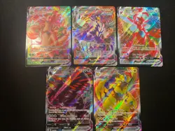 Pokemon TCG Sword & Shield Era VMAX 5 Card Mixed Lot - Image 1