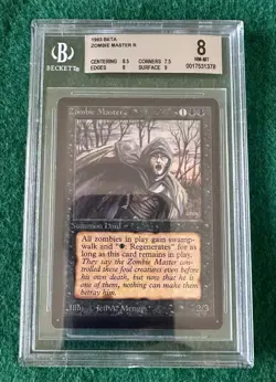 Zombie Master - BETA - MTG - BGS 8. NM-MT. Great Card. More MTG In My Store. - Image 1