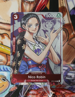 One Piece English Card Game Holo Carte 25th Anniversary Nico Robin ST01-008 En - Image 1