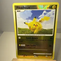 Pikachu 70/100 Reverse Holo Stamped Pokemon TCG Card Majestic Dawn 2008 MP - Image 1