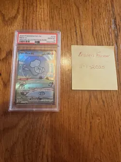 Pokemon Scarlet & Violet Paldean Fates Bubble Mew EX 232/091 PSA 10 - Image 1