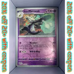 Alolan Marowak 057/159 Journey Together English 2025 Reverse Holo - Image 1