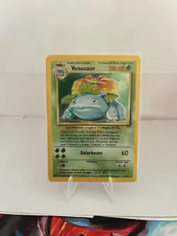 Pokemon Venasaur Holo Base Set 15/102 - Image 1