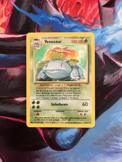 Pokemon Venasaur Holo Base Set 15/102 - Image 2