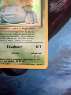 Pokemon Venasaur Holo Base Set 15/102 - Image 5