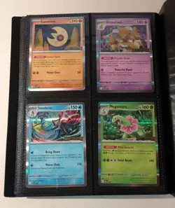 Pokemon TCG - Mega Evolution - Prerelease STAFF Promo Pack, Set Of 4 - Image 1