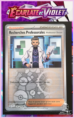 Carte Pokemon Recherches Professorales 190/198 Reverse EV1 : Ecarlate et Violet - Image 1