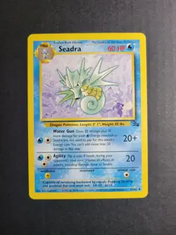 Seadra 42/62 Pokemon TCG Fossil Unlimited Regular Uncommon LP - Image 2