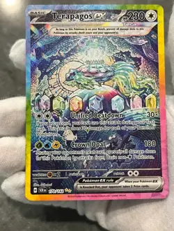 Pokemon TCG Terapagos ex 170/142 Stellar Crown Special Illustration Rare Holo NM - Image 3