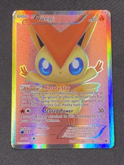 Pokemon TCG Victini 98/101 Noble Victories Full Art Ultra Rare LP - Image 2