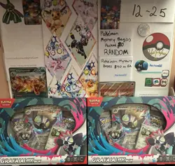 Pokemon TCG Grafaiai Ex Collection Box (factory Sealed) Double Pack! x2 - Image 1