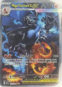 Pokemon TCG Phantasmal Flames 2025 Mega Charizard EX SIR 125/094 - Image 3