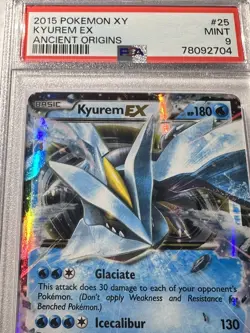 2015 Pokemon XY Kyurem EX 25/98 Ancient Origins MT PSA 9 - Image 2