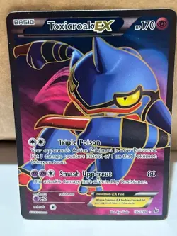 Pokemon Toxicroak EX 102/106 Holo - Image 1