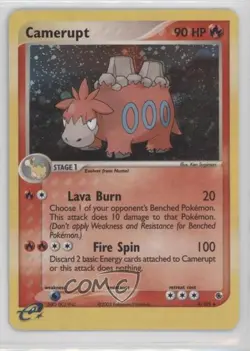 Camerupt Holo Pokemon EX Ruby & Sapphire #4 2003 - Image 1