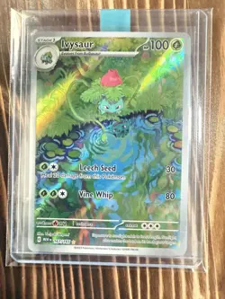 2023 POKEMON SV 151 - MEW EN #167/165 IVYSAUR ILLUSTRATION RARE - Image 3