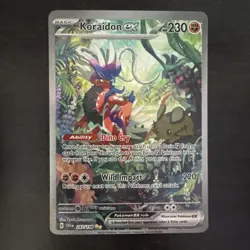 Pokemon TCG Scarlet & Violet Base Set Koraidon ex 247/198 SIR/SAR - Near Mint NM - Image 1