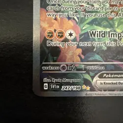 Pokemon TCG Scarlet & Violet Base Set Koraidon ex 247/198 SIR/SAR - Near Mint NM - Image 4