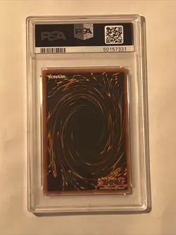 Yugioh PSA 10 Dark Eradicator Warlock Low Pop 1st Edition SD6-EN001 Ultra Rare - Image 2