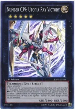 Yu-Gi-Oh! Number C39: Utopia Ray Victory JOTL-EN048 Super Rare - Image 1