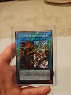 Yugioh Pantheism Of The Monarchs RA04-EN261 1st Edition Platinum Secret Rare NM - Image 1