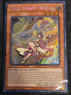 Yugioh Tenyi Spirit - Suruya SUDA-EN021 Secret Rare 1st Ed NM - Image 1