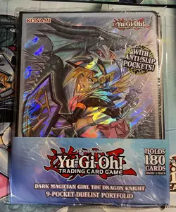 Yugioh Dark magician Girl The Dragon Knight 9 Pocket Portfolio/Binder - Image 1