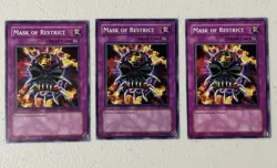 Yugioh TCG Retro Pack 2 Reprint Mask of Restrict x3 - Image 1