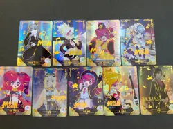 WES - Goddess Story 2M02 PR Card Lot - 9 Cards! Anime Game Foil Promo OOP - Image 2