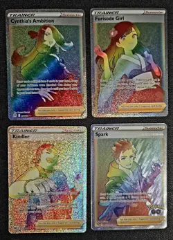 Pokemon TCG Secret Rainbow Rare Trainer Lot Of 21 Sword & Shield Holo Poke Cards - Image 5
